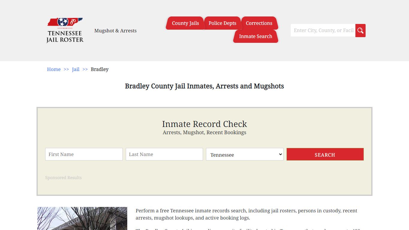Bradley County Jail Inmates, Arrests and Mugshots - Jail Roster Search